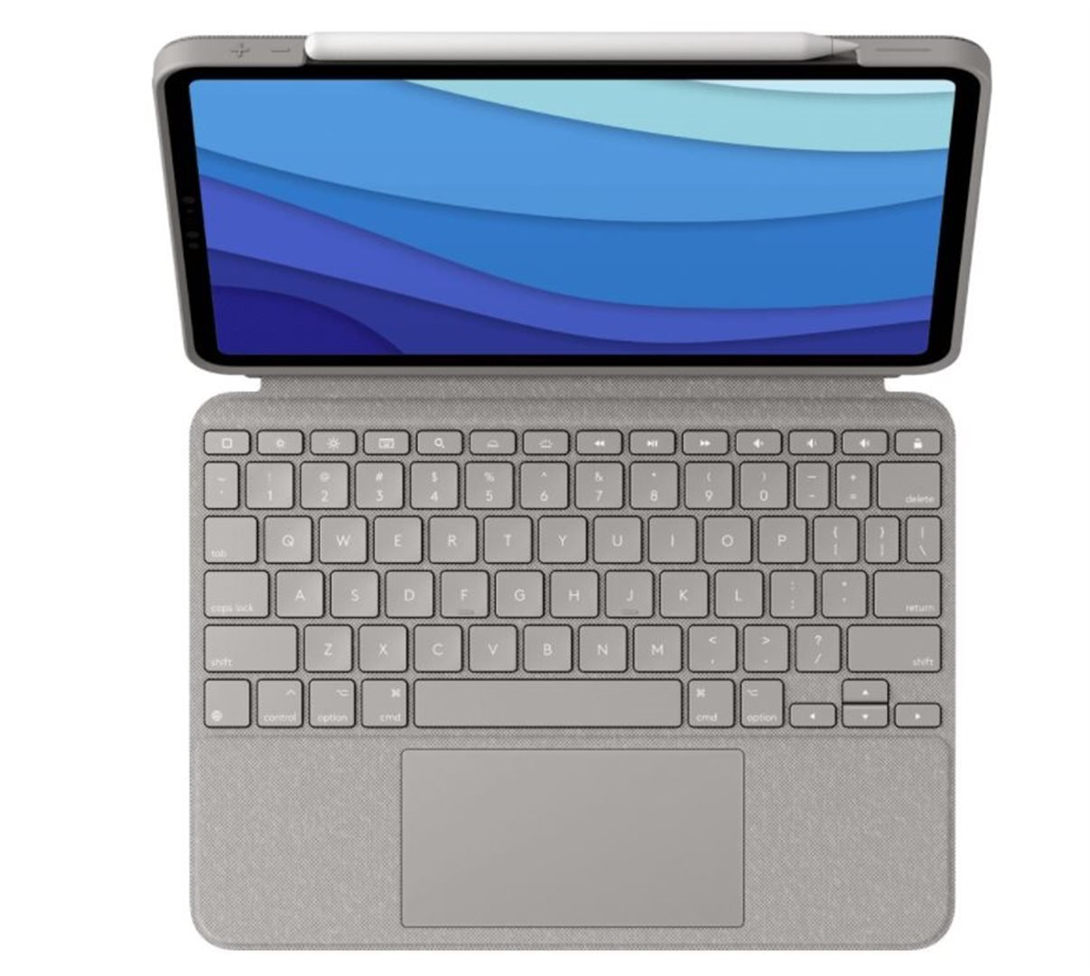Logitech Combo Touch pre iPad Pro 12,9" (5. a 6. generácia), piesková - US INTL