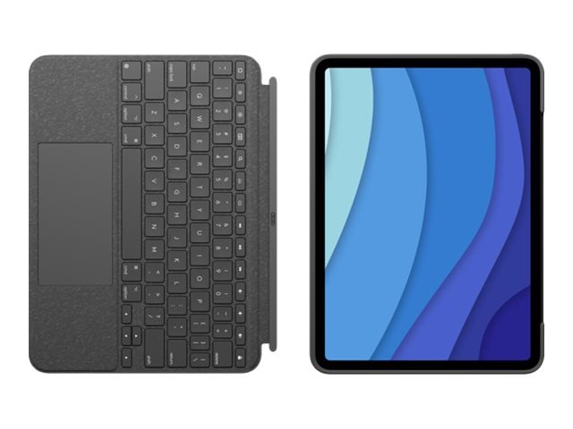 Logitech Combo Touch pre iPad Pro 12,9" (5. generácia), sivá - SK