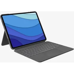 Logitech Combo Touch pre iPad Pro 12,9" (5. generácia), sivá - US INTL