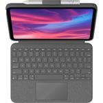 Logitech Combo Touch QWERTY US INTL, šedá