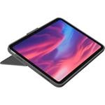 Logitech Combo Touch QWERTY US INTL, šedá