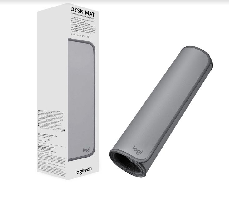 Logitech Desk Mat Studio Series MID GREY (956000052 ) TSBOHEMIA.CZ