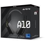 Logitech G Astro A10, drôtová náhlavná súprava, čierna/sivá
