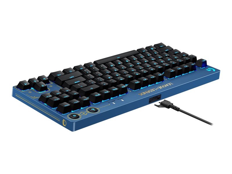 Logitech G Pro League of Legends edition, USA, dotykové ovládanie