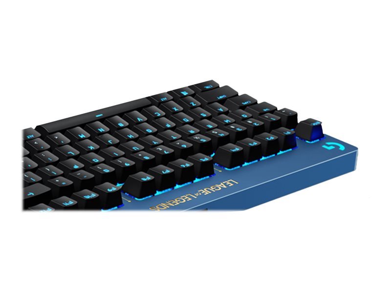 Logitech G Pro League of Legends edition, USA, dotykové ovládanie
