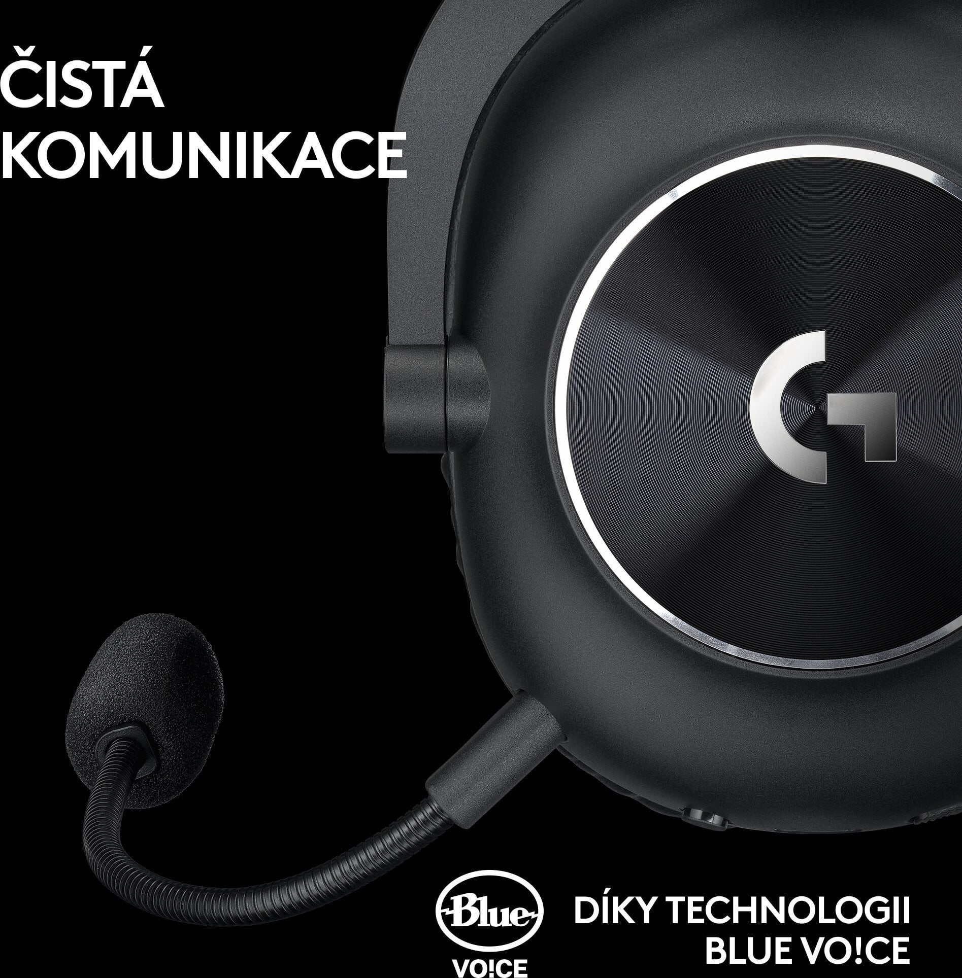 Logitech G PRO X 2 LIGHTSPEED Gaming Headset, černá