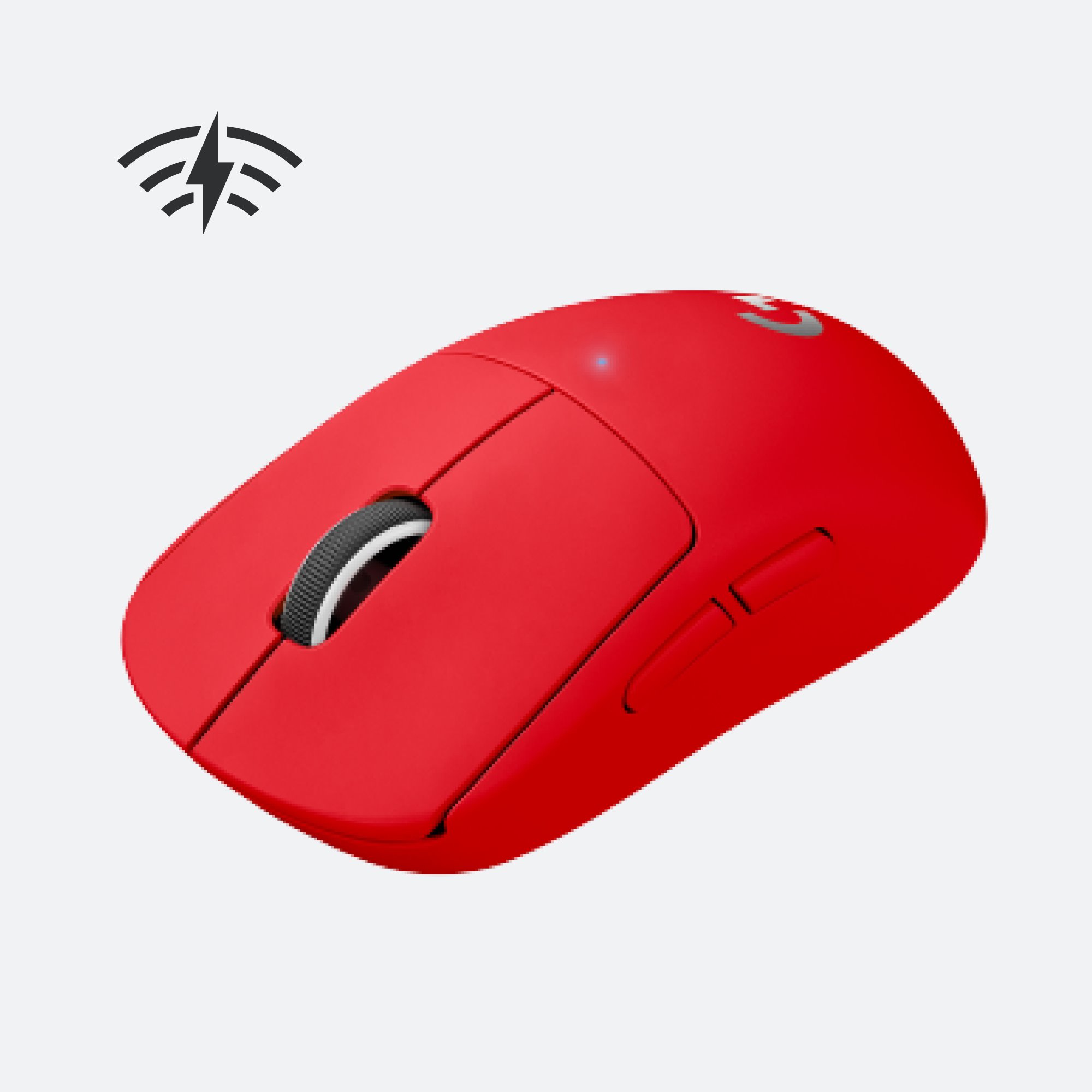 Logitech G Pro X Superlight, červená