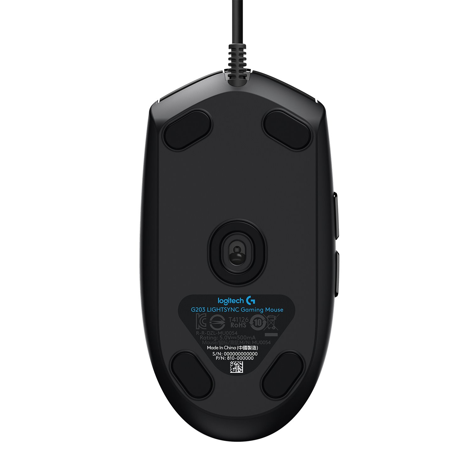 Logitech G203 Lightsync, black