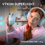 Logitech G305 X SUPERLIGHT, biela