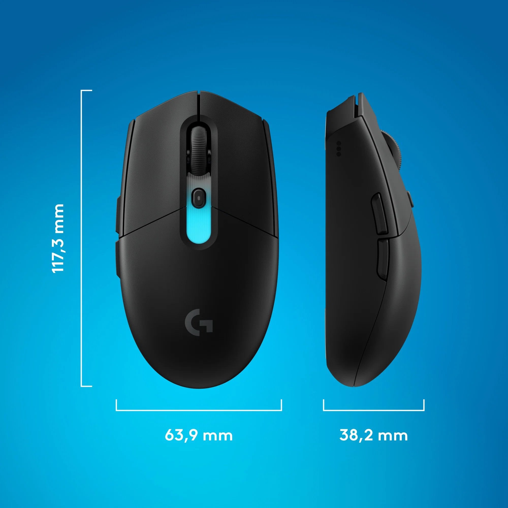 Logitech G305 X SUPERLIGHT, černá