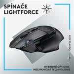 Logitech G502 X LIGHTSPEED Wireless Gaming Mouse, černá