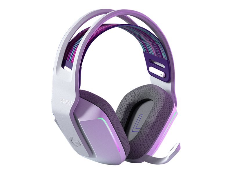 Logitech G733 LIGHTSPEED RGB Gaming-Headset - bílý