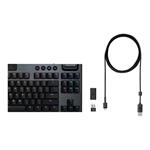 Logitech G915 LIGHTSPEED TKL Wireless RGB GL Linear, carbon - US INTL
