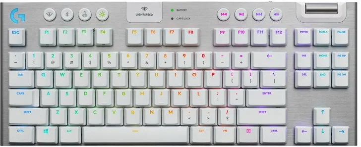 Logitech G915 LIGHTSPEED TKL Wireless RGB GL Tactile, biela - US INTL
