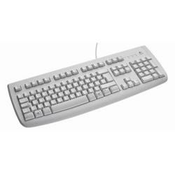 Logitech klávesnice Deluxe 250 Keyboard white,CZ, PS2