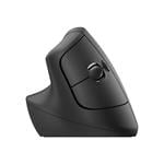 Logitech Lift Left Vertical Ergonomic Mouse Graphite - vertikálna myš pre ľavákov