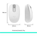Logitech M196 - Bluetooth myš, bílá