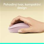 Logitech M196 - myš Bluetooth, ružová