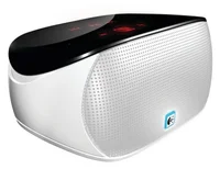 LOGITECH Mini Boombox White, reproduktory přenosné pro iPhone, smartphony, tablety a notebooky