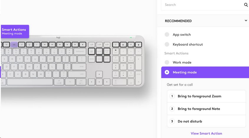 Logitech MK950 White - US INTL