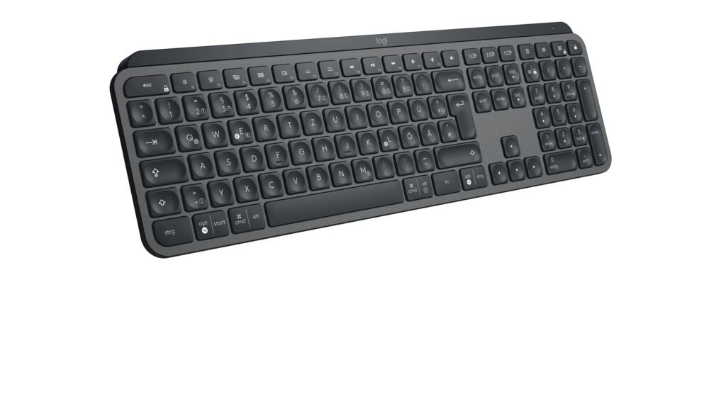 Logitech MX Keys CZ pro Mac, šedá