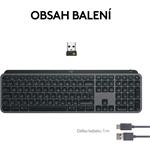 Logitech MX Keys S, CZ, bezdrátová klávesnice, černá/grafitová