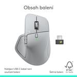 Logitech MX Master 4, bledosivá
