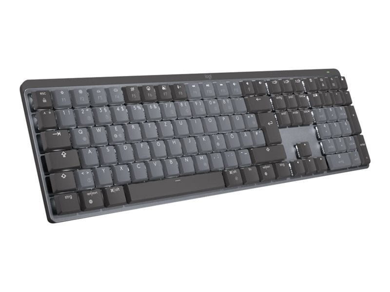 Logitech MX Mechanical, CZ, hmatové tiché spínače, čierna/grafitová