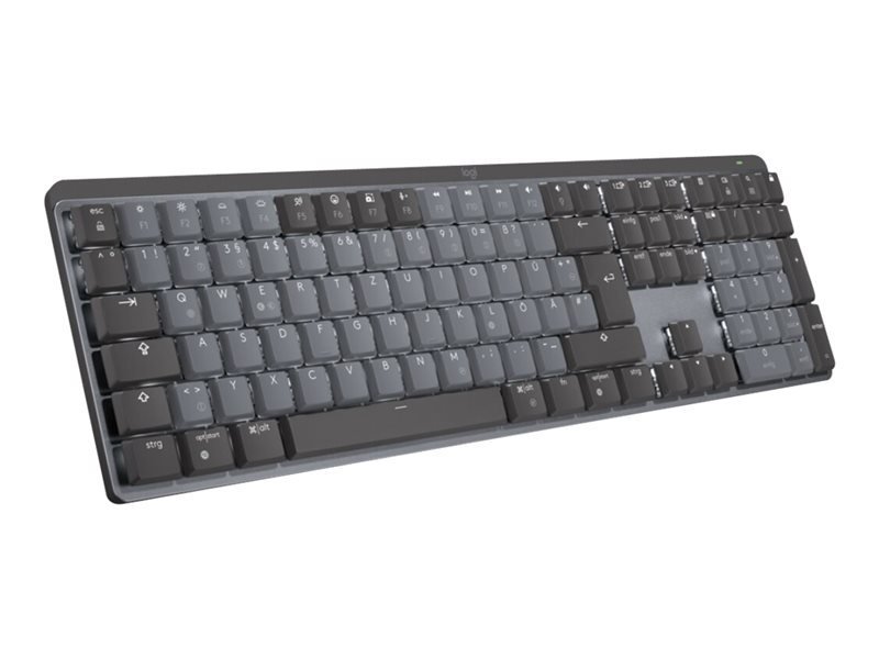 Logitech MX Mechanical, CZ, prepínače, čierna/grafitová