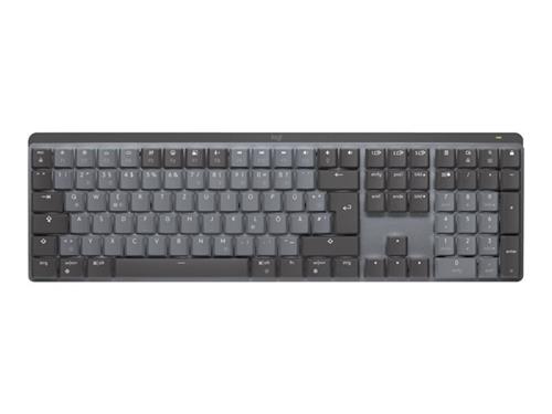 Logitech MX Mechanical, CZ, prepínače, čierna/grafitová