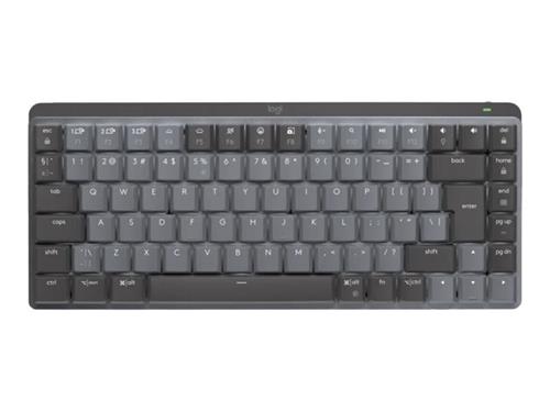 Logitech MX Mechanical Mini, CZ, Lineární spínače, černá/grafitová