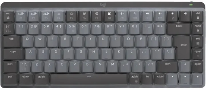 Logitech MX Mechanical Mini, CZ, Lineární spínače, černá/grafitová