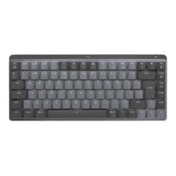 Logitech MX Mechanical Mini, US, Lineární spínače, černá/grafitová