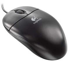 Logitech myš U96, Optical Wheel Mouse Black, optická, 3-tl., rol.kolečko, USB