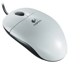 Logitech myš U96 Optical Wheel Mouse, white 3-tl., rol.kolečko, USB