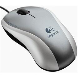 Logitech myš V150 Laser Mouse, silver, USB, pro notebooky