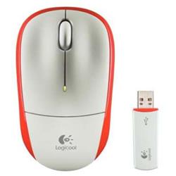 Logitech myš Wireless Mouse M205 orange, bezdrátová