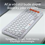 Logitech POP ICON KEYS, biela, US INT'L
