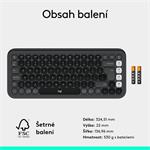 Logitech POP ICON KEYS, grafitová , US INT'L