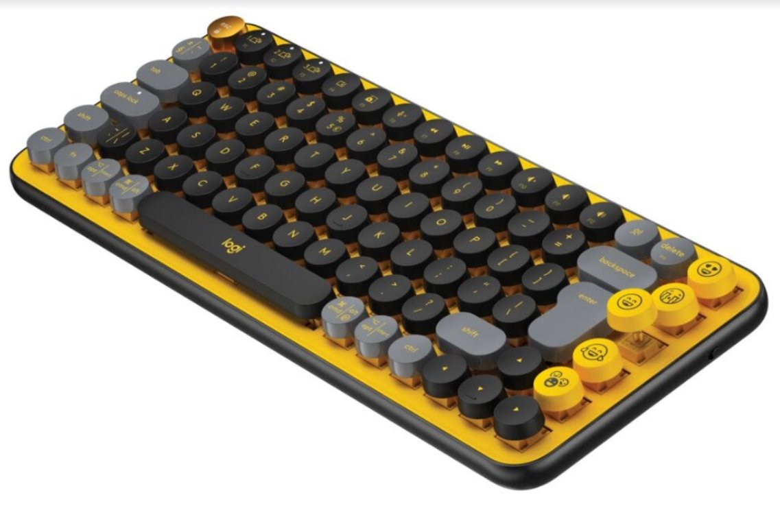Logitech Pop klávesnica, čierno-zlatá 920-010735
