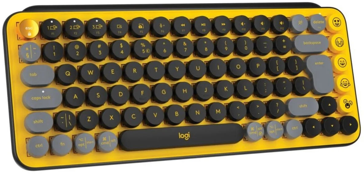 Logitech Pop klávesnica, čierno-zlatá 920-010735