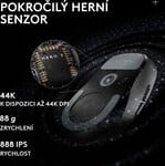 Logitech PRO X Superlight 2 DEX SE, čierna