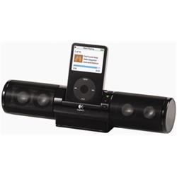 Logitech reproduktory mm32 black, přenosné pro iPod