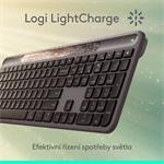 Logitech Signature Slim Solar, Graphite - CZ/SK