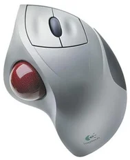 Logitech trackball Cordless TrackMan Wheel, bezdrátový