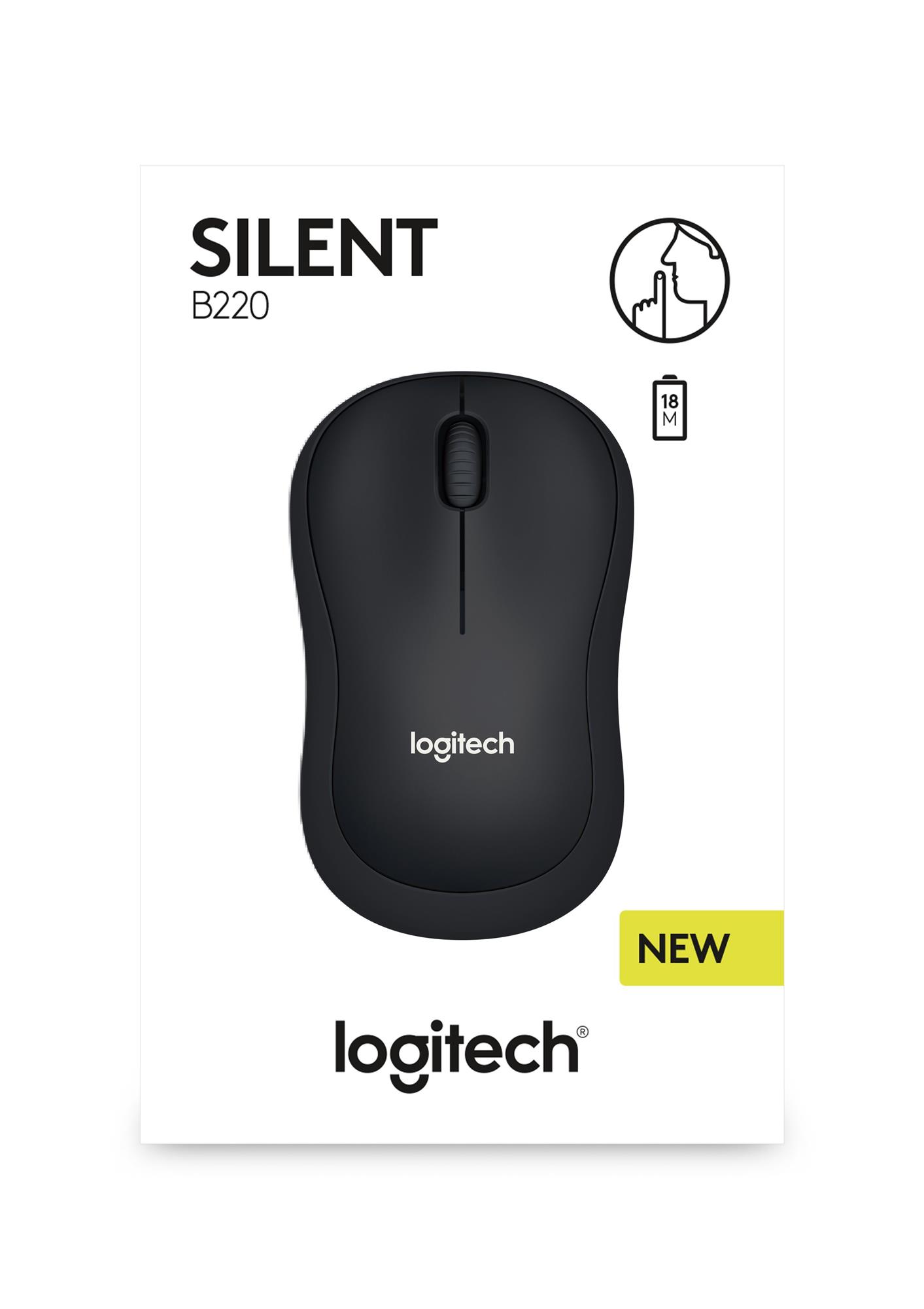 Logitech Wireless B220 Silent Black 910-004881