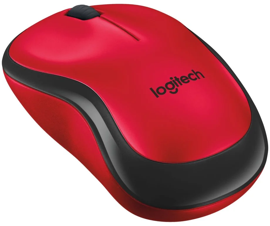 Logitech Wireless M220 Silent červená 910-004880