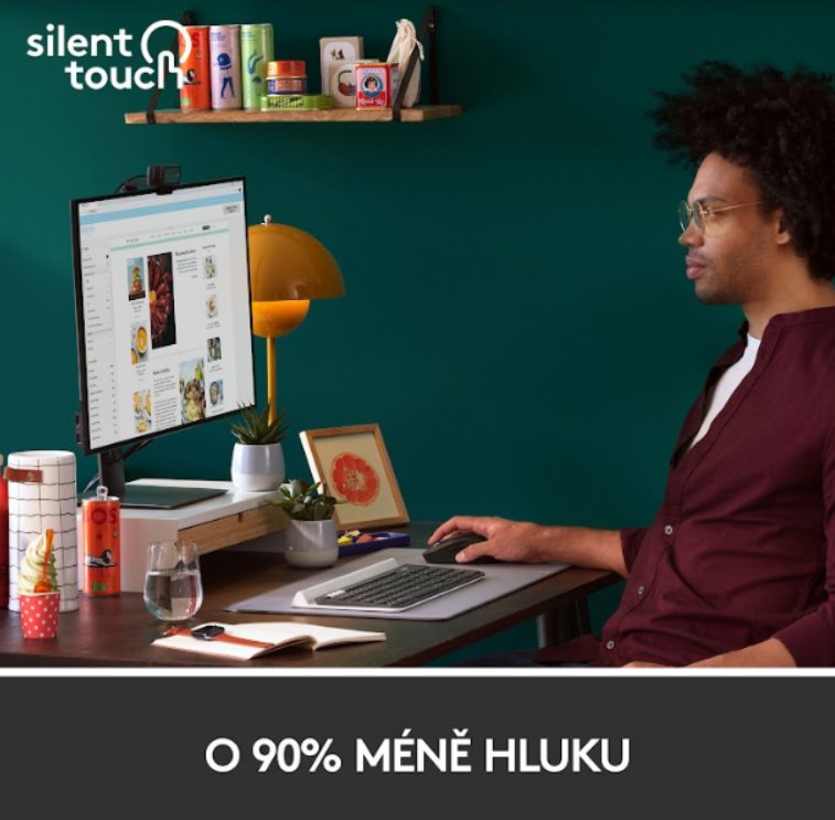Logitech Wireless M650 L, grafitová