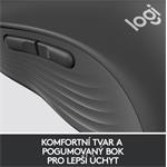 Logitech Wireless M650 M, grafitová