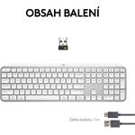 Logitech Wireless MX Keys S, US, INTL, Wireless, Pale Grey, Bolt